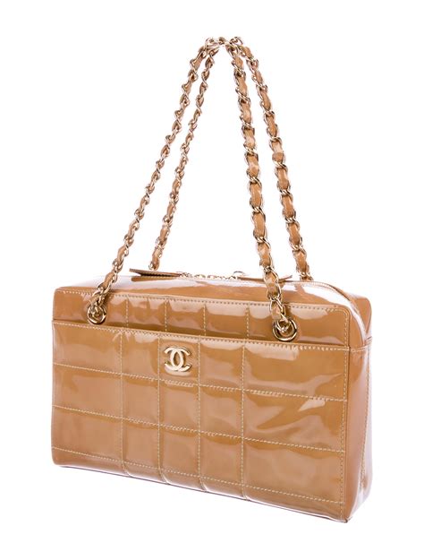 chanel chocolate bar bag patent|Chanel Chocolate Bar Bag .